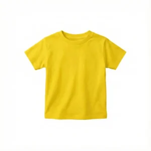 Remera de Algodon Niño amarillo