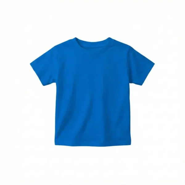 Remera de Algodon Niño azul