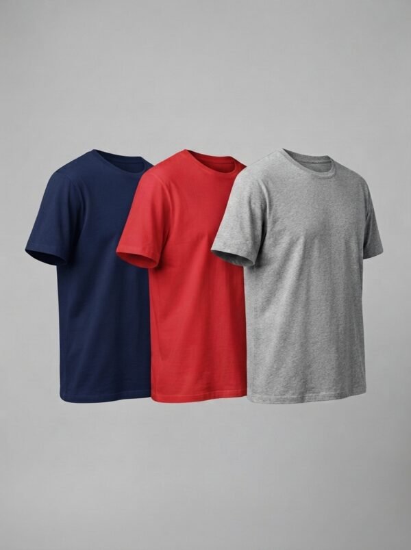 PACK REMERAS ALGODON PEINADO UNISEX x 3 unidades principal