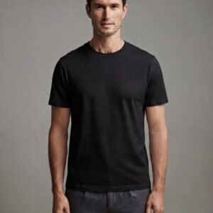 Remeras Lisas Algodón Peinado Con Tapa Costura Unisex