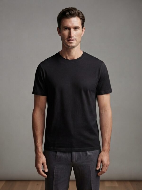 Remeras Lisas Algodón Peinado Con Tapa Costura Unisex
