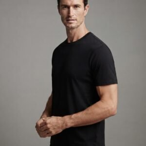 Remeras Lisas Algodón Peinado Con Tapa Costura Unisex