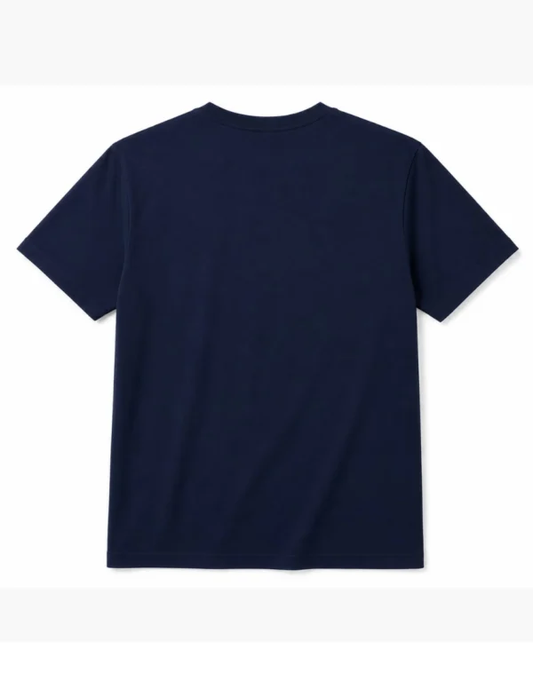 Remeras Lisas Algodón Peinado Con Tapa Costura Unisex 2