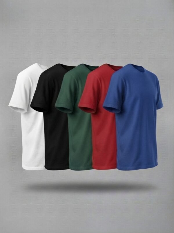 PACK REMERAS ALGODON PEINADO UNISEX x 5 unidades principal