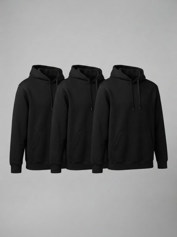 Buzo canguro frisa invisible premium unisex vertical